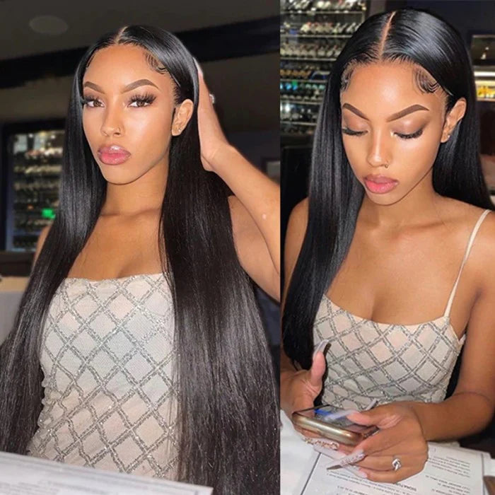 5x5 Crystal Lace Closure Wig Affordable Human Hair Wigs With Natural Hairline