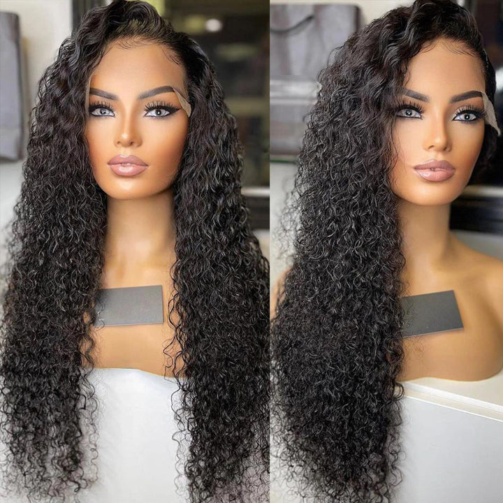 13x4 HD Lace Front Wig Virgin Hair With Baby hair Deep Wave Human Hair Wigs Melted Match All Skin