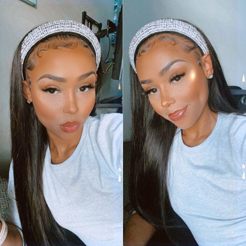 Straight Headband Wig Beginner Friendly | Throw On & Go