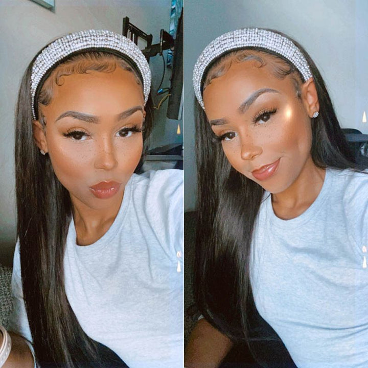 Straight Headband Wig Beginner Friendly | Throw On & Go