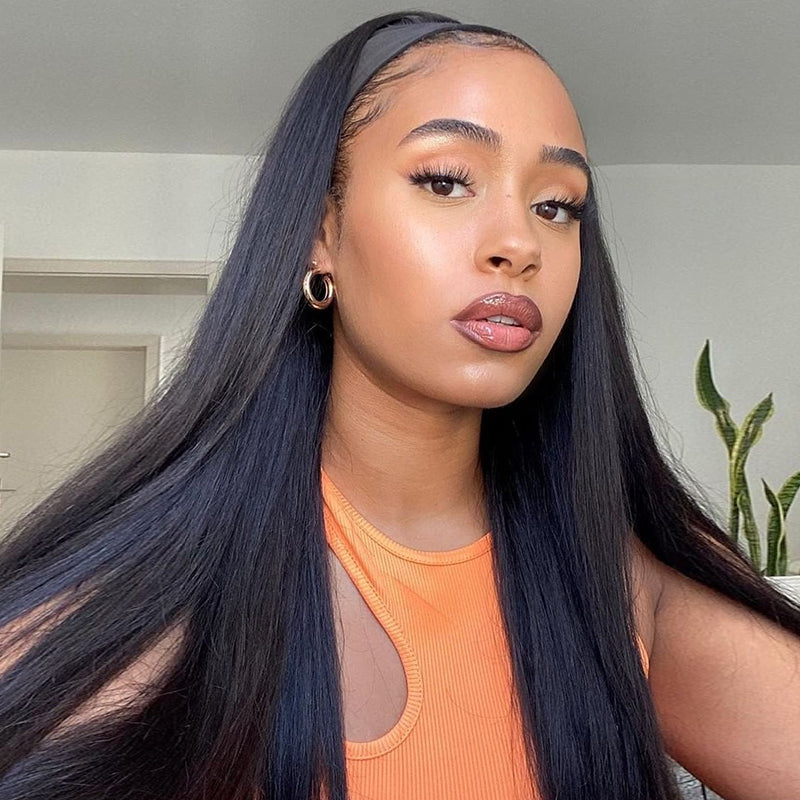 Straight Headband Wig Beginner Friendly | Throw On & Go