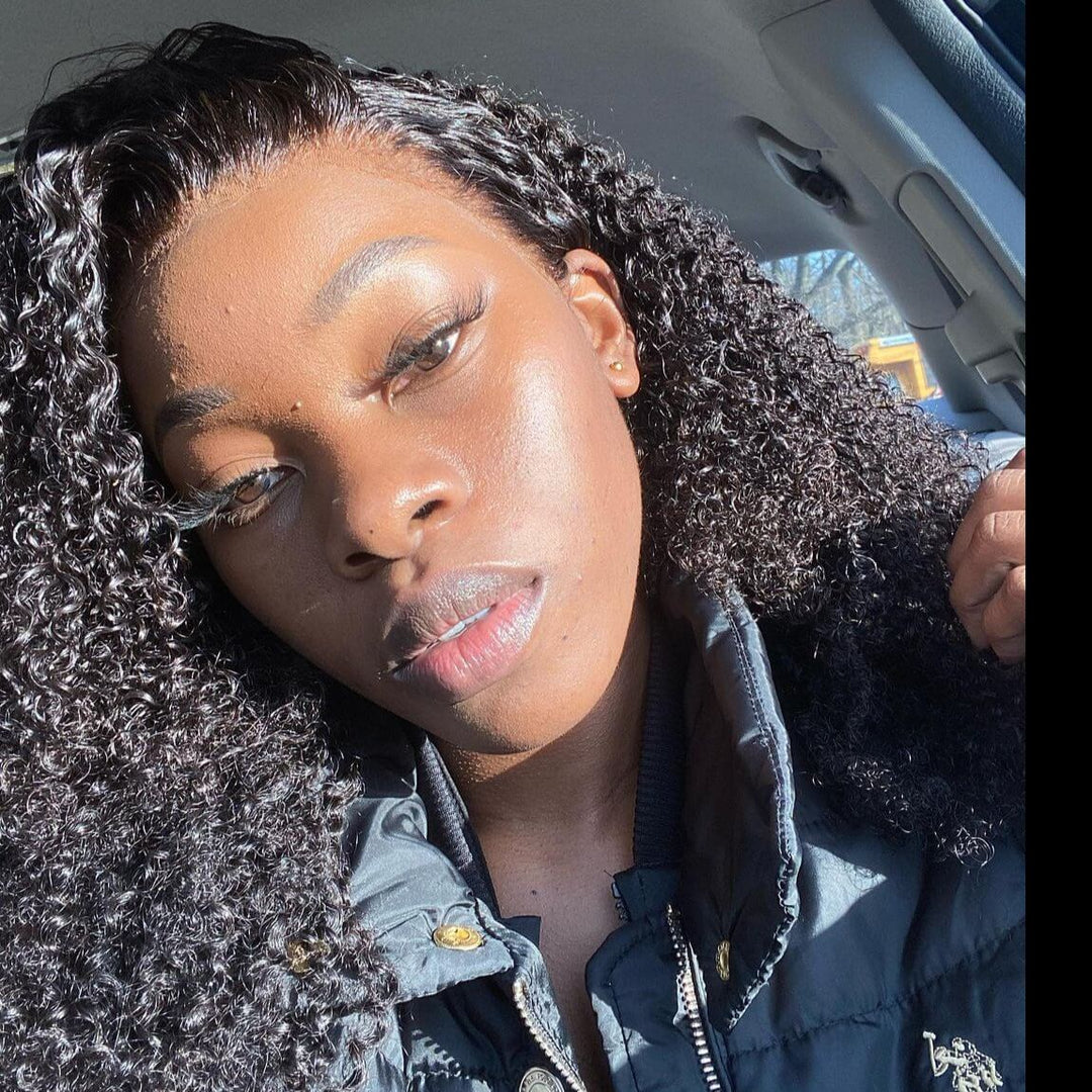 Bling Hair Curly Hair 3 Bundles With 4×4 Closure Virgin Hair