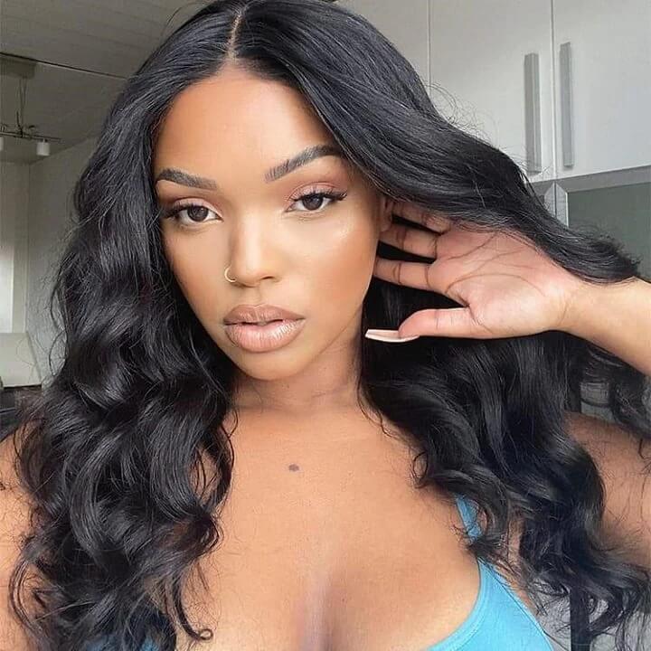 360 Loose Wave Wigs With Pre-plucked Natural Hairline Remy Human Hair Wig