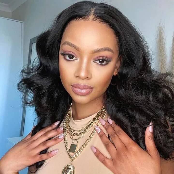 360 Loose Wave Wigs With Pre-plucked Natural Hairline Remy Human Hair Wig