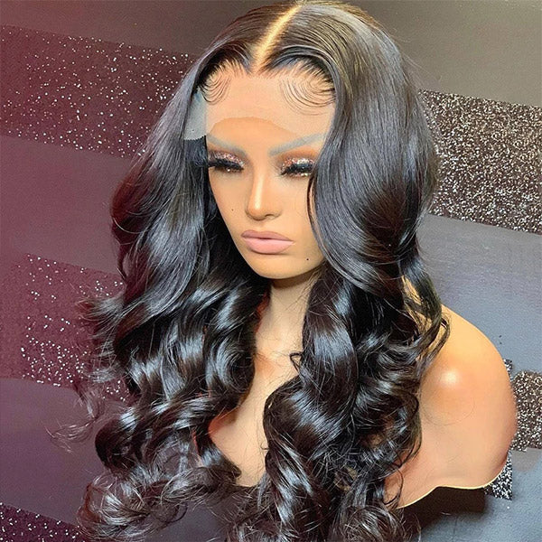 Bling Hair Loose Wave 13x4  / 4x4 Pre Plucked Lace Wigs Virgin Human Hair Wigs