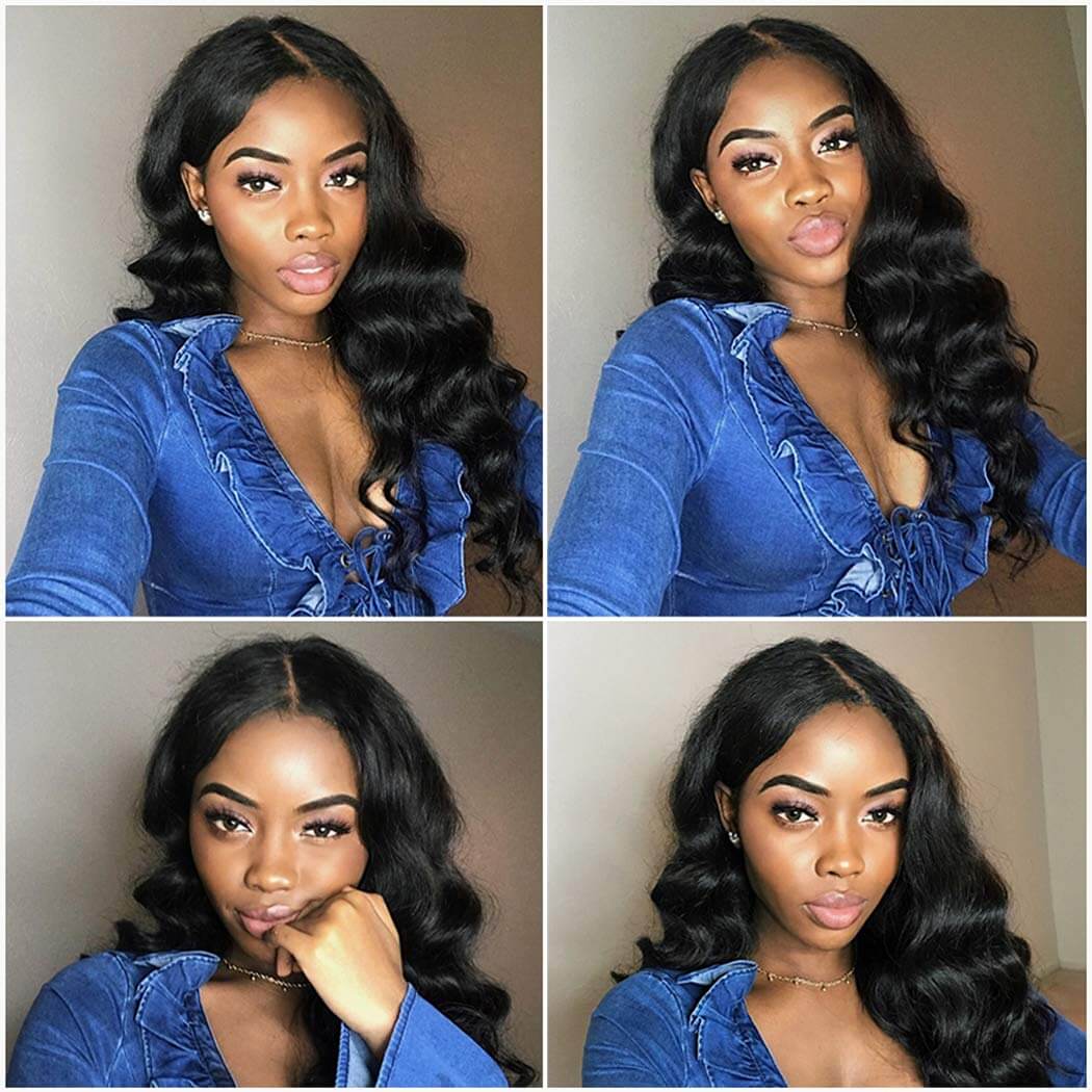 Loose Wave 3 Virgin Hair Bundles With 4×4 Closure 15A Grade Bling Hair