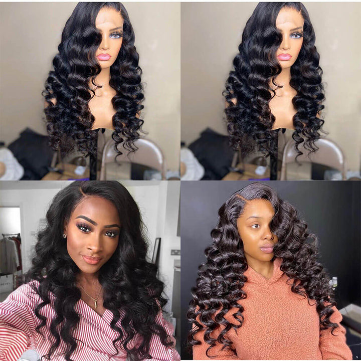 Loose Wave 3 Virgin Hair Bundles With 4×4 Closure 15A Grade Bling Hair