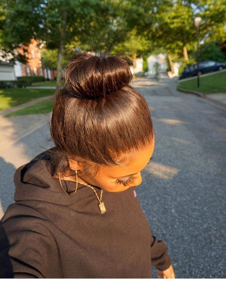 Brazilian Straight Bundles With 360 Lace Frontal 10A Grade 100% Human Remy Hair Bling Hair - Bling Hair