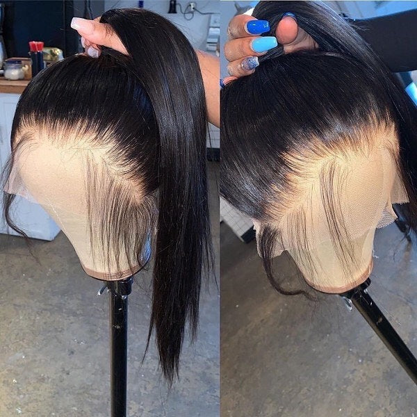 Brazilian Straight Bundles With 360 Lace Frontal 10A Grade 100% Human Remy Hair Bling Hair - Bling Hair