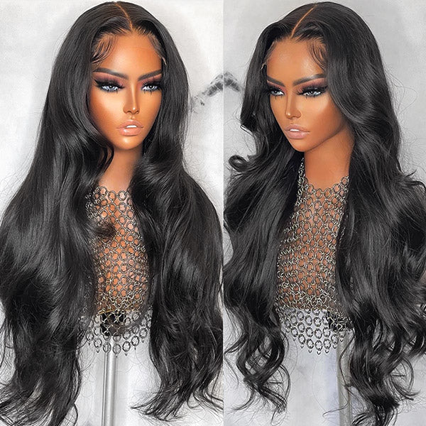 Super Sale Long Hair Body Wave 5X5 Lace Closure Glueless Human Hair Wigs