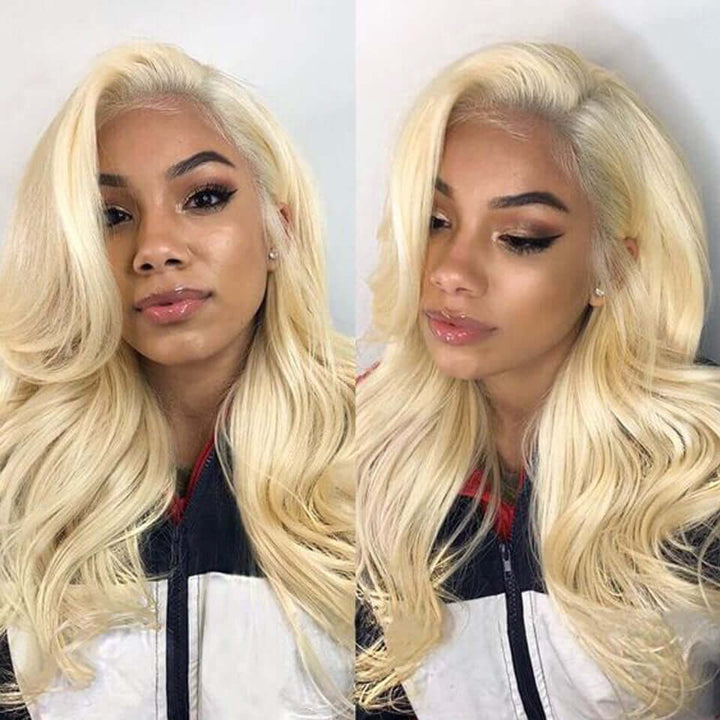 Brazilian Body Wave 3 Bundles 100% Human Hair Weave Bundles 613 Color Virgin Hair 12A Grade Bling Hair