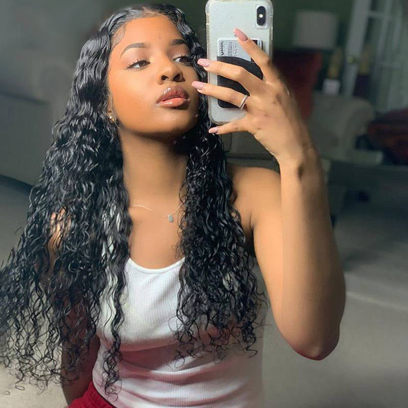 Water Wave 3 Bundles Brazilian 100% Virgin Hair Weave Bling Hair